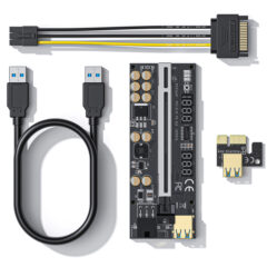 Riser ver.016 - Adaptador de cartão de vídeo PCI-EX para USB 3.0 (kit completo)