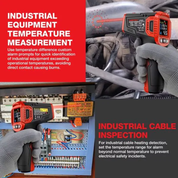 HT650C LCD Digital Termômetro Infravermelho - Image 7